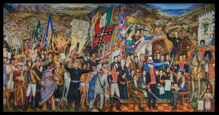 Mural of independence by O’Gorman.