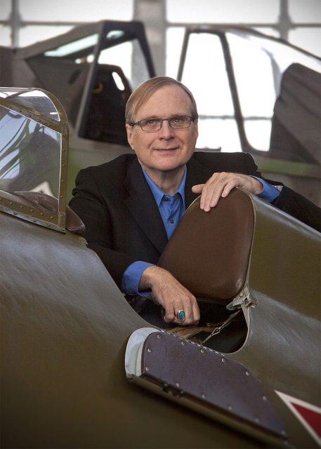 Paul Allen at Flying Heritage Collection – Miles Harris CC BY-SA 3.0