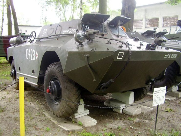 Polish Army FUG Armored Recon Vehicle.