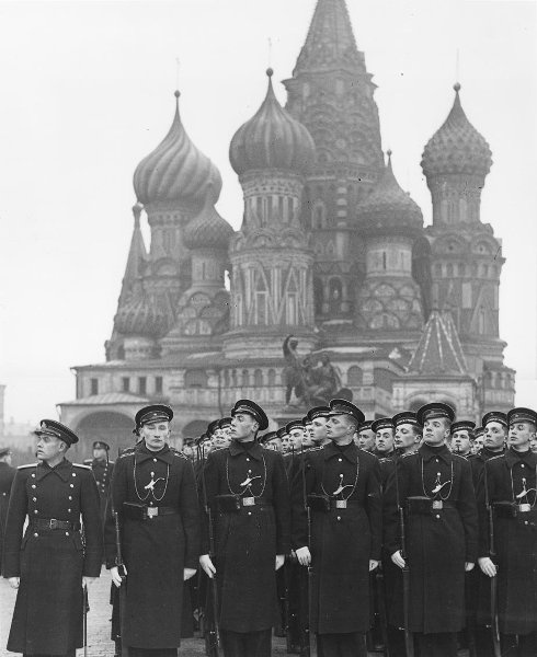Soviet Military on Parade.