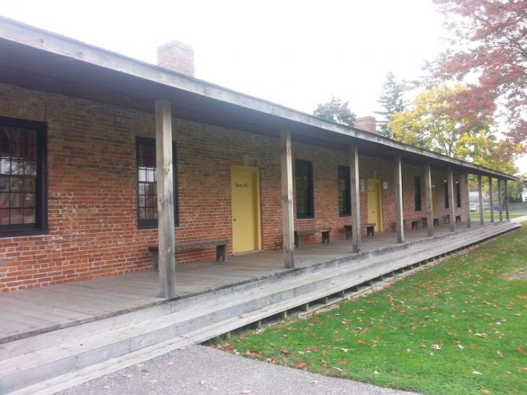 The single-storey Brick Barracks were built in 1820 Photo by Kayla Dettinger CC BY SA 3.0