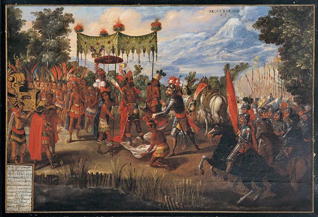 The Meeting of Cortéz and Montezuma