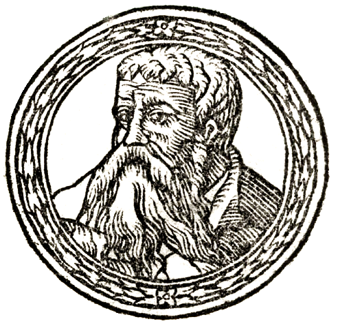 Depiction of Vykintas from the chronicles of Alexander Guagnini, published in 1578