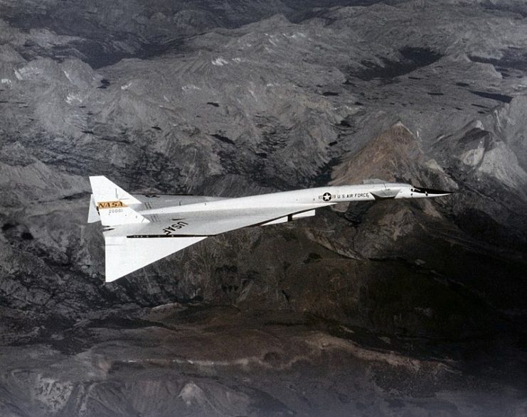 XB-70 Valkyrie Designed for High Altitude Reconnaissance.