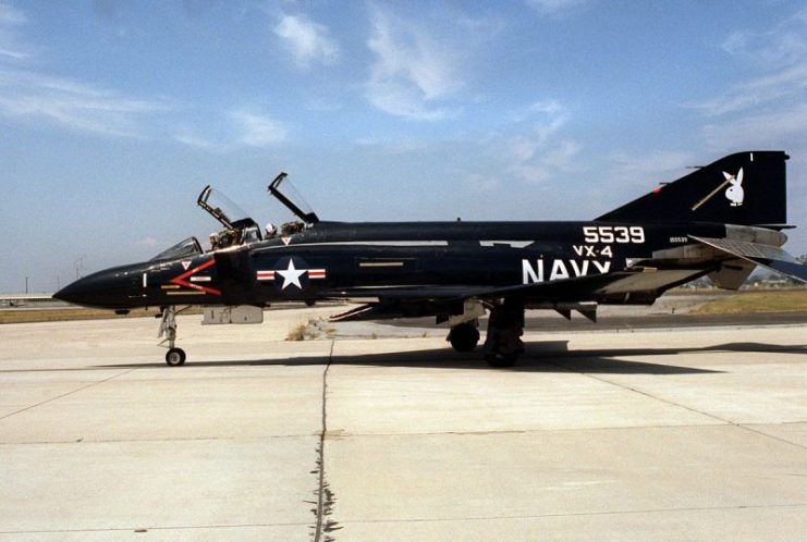 Bunny F-4S VX-4 at Point Mugu 1982