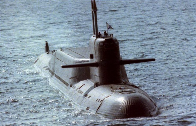 Delta-II class nuclear-powered ballistic missle submarine