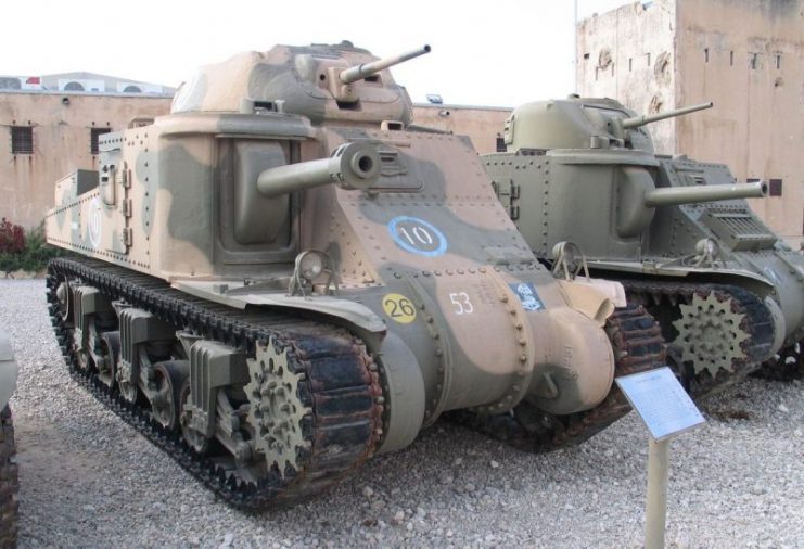 Two M3 Grants in Yad-la-Shiryon Museum, By Alleged Bukvoed-CC BY 2.5