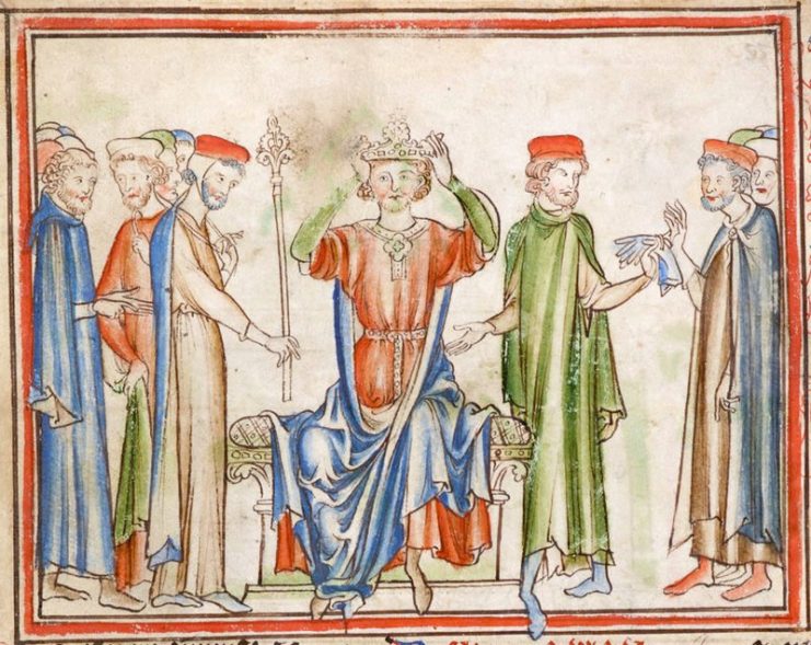 13th-century version of Harold Godwinson’s crowning