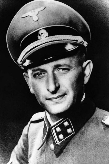 Adolf Eichmann in SS-Uniform, ca. 1942. Photo: Sargoth / CC BY-SA 3.0