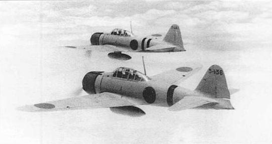 A6M2a model11 over China.