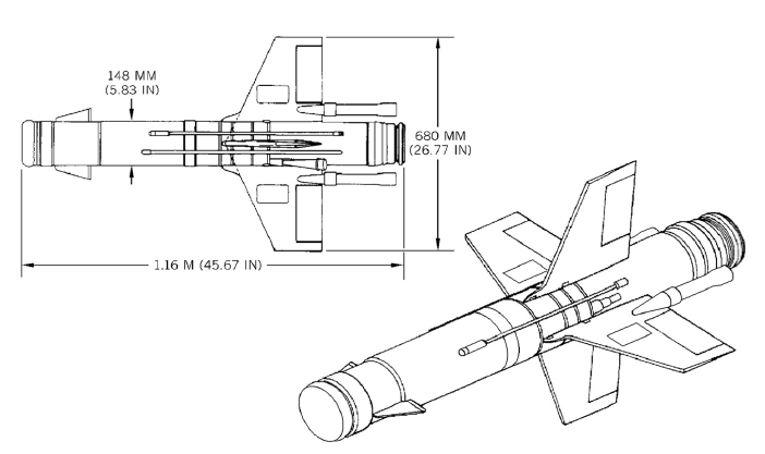 AT-2B Swatter missile