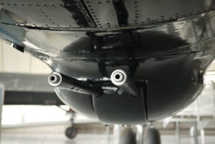 B-29 Superfortress belly turret.Photo Aoshi_88 CC BY-SA 2.0