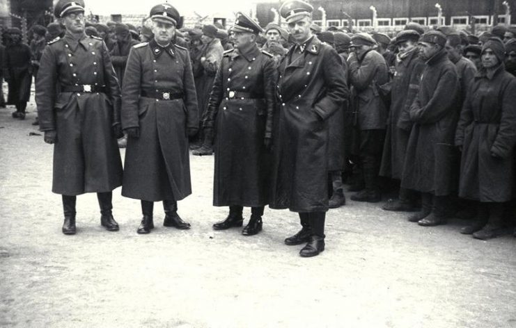 SS-TV officers at Mauthausen-Gusen. By Bundesarchiv, Bild 192-206 / CC-BY-SA 3.0