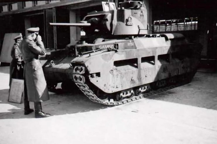 Captured Infantry Tank  Matilda II