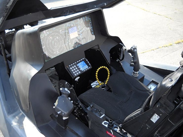 F-35 cockpit mock-up