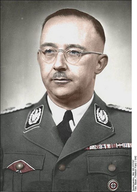 Heinrich Himmler, 1942. Photo Friedrich Franz Bauer CC BY-SA 4.0