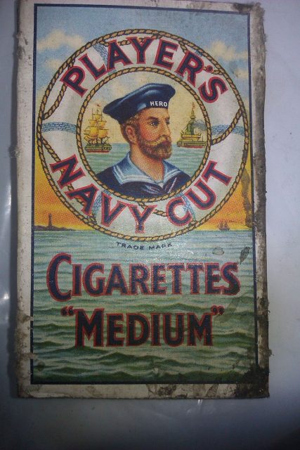 John Player Ltd tobacco company cigarette package.