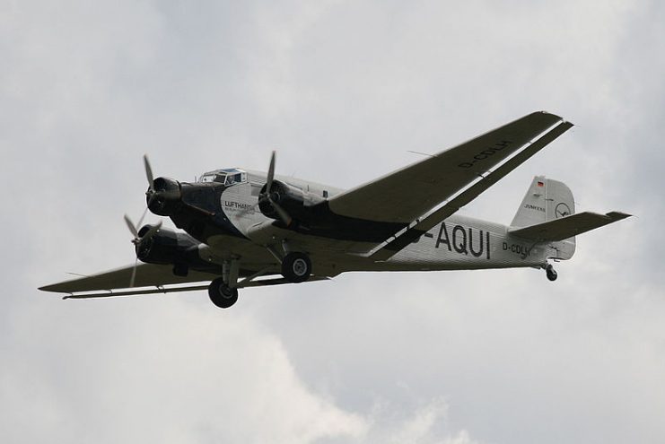 Ju 52 operated by Lufthansa – Rror CC BY-SA 3.0