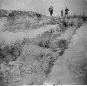 One of many mass graves of the Nazi German Operation Harvest Festival, 1943.