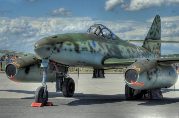 Messerschmitt Me 262 B1-A.Photo gravitat-OFF CC BY 2.0