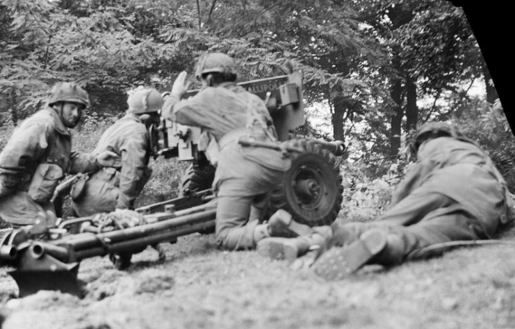 Operation ‘market Garden’ – the Battle For Arnhem, September 1944.The gun was at this moment engaging a German PzKpfw B2 (f) Flammpanzer tank of Panzer-Kompanie 224 and successfully knocked it out.