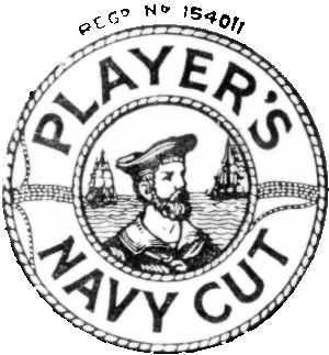 Player’s Navy Cut logo, circa 1914