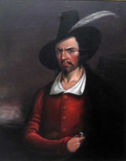 Portrait said to be of Jean Lafitte