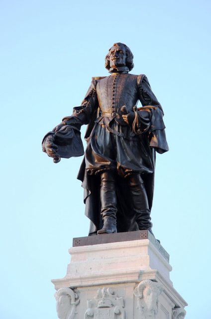 Statue of Samuel de Champlain. Cephas / CC BY-SA 3.0