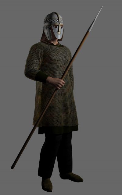 Saxon Warrior Chieftain with Spear