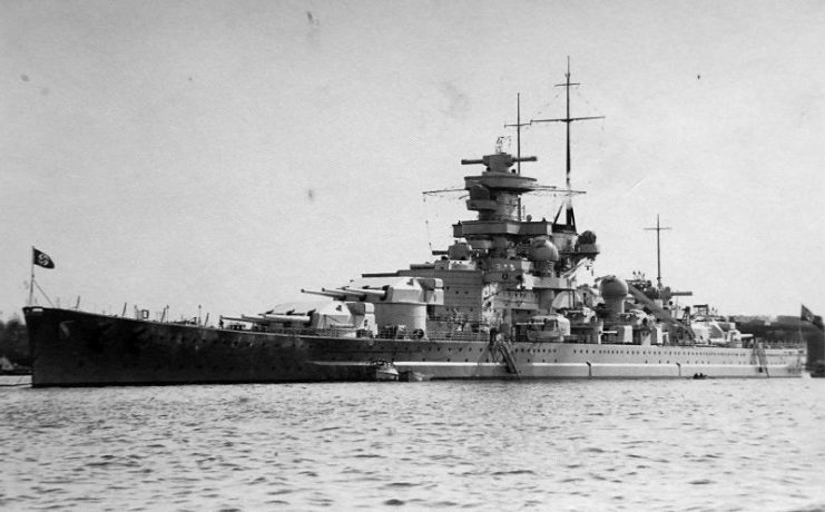 Scharnhorst Docked.