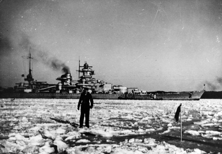 Scharnhorst in Kiel – 1940.