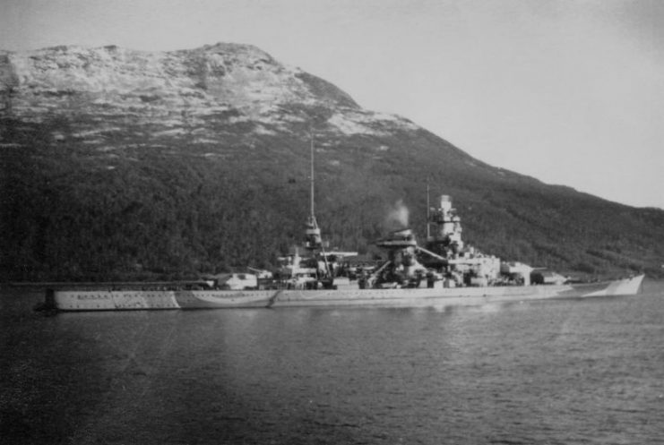 Scharnhorst off Norway.