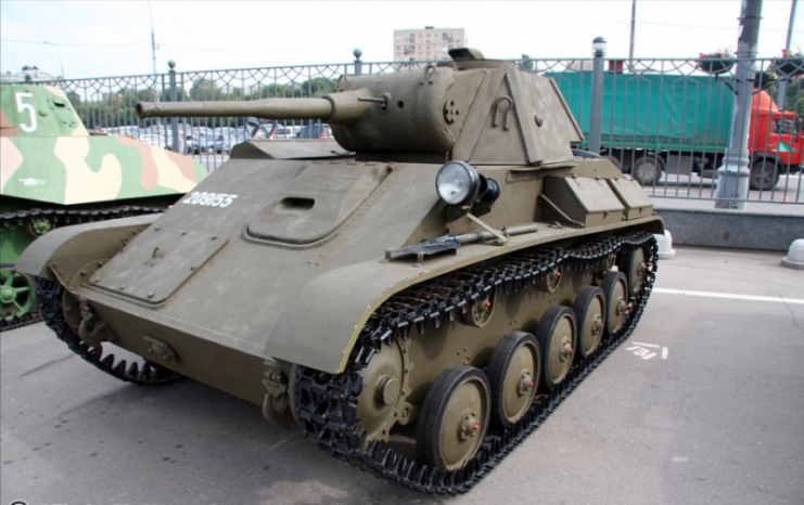 T-70 Tank.Photo Vitaly V. Kuzmin CC BY-SA 4.0
