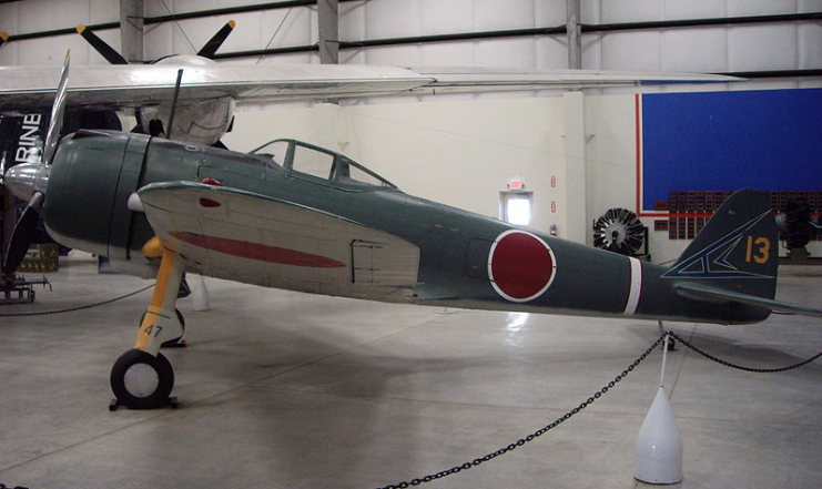 Japanese Army Air Force fighter plane active in the Pacific throughout the war. The Japanese name for this aircraft was “Peregrine Falcon” and the Allied code name was “Oscar”.Photo Stumanusa CC BY 3.0