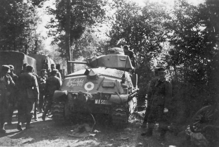 Somua S35 tank 1940, rear view.