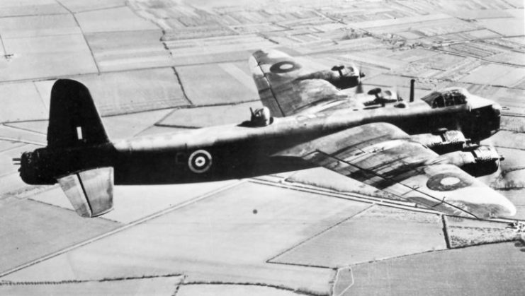 Stirling of No. 1651 Conversion Unit RAF in flight