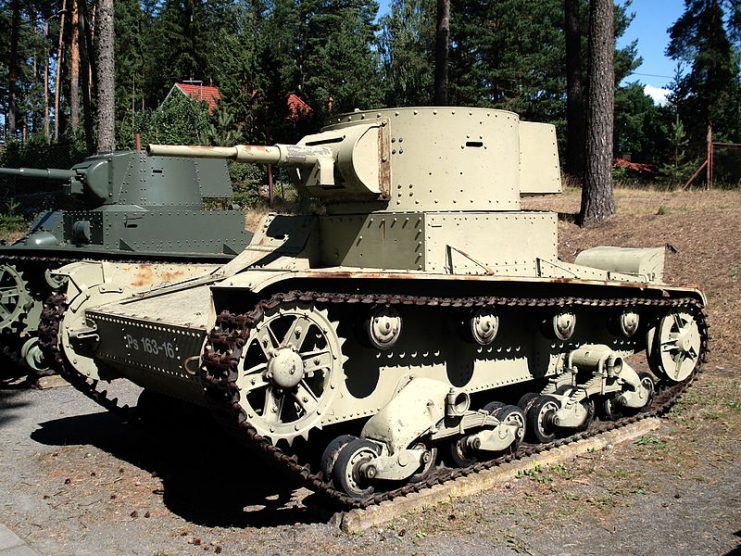 T-26 mod. 1933. Parola Tank Museum, Finland.Photo Balcer CC BY 2.5