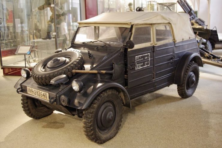 VW Kübelwagen Type 82 in Museum of Military History Vienna.Photo OlliFoolish CC BY-SA 3.0