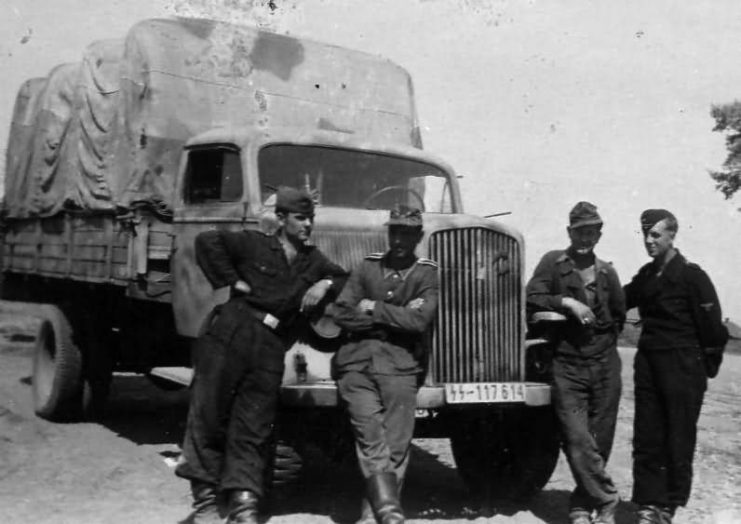Waffen SS Opel Blitz truck