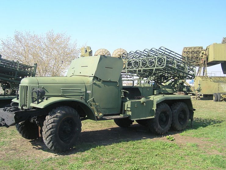 BM-24M on a ZIL-157 chassis. By ShinePhantom CC BY-SA 3.0