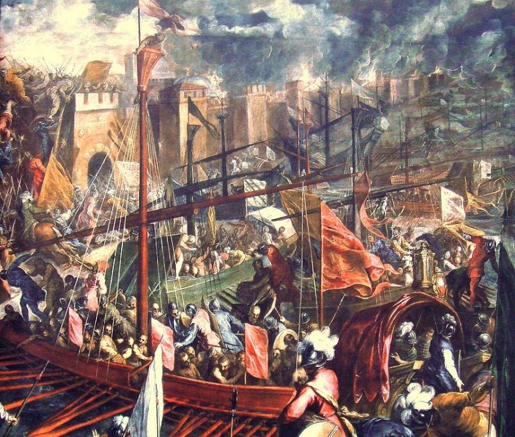 Capture of Constantinople by the Fourth Crusade in 1204