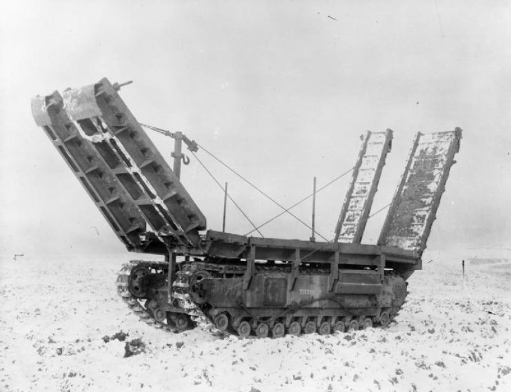 Churchill Ark Mk II  bridging vehicle.