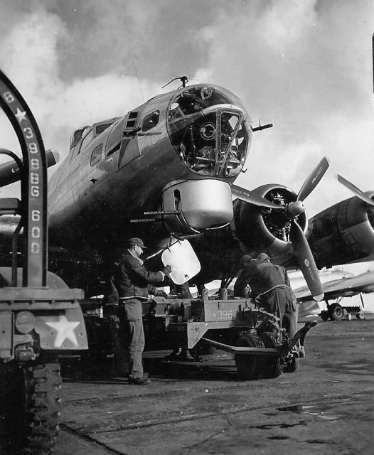B-17G of the 398th Bomb Group