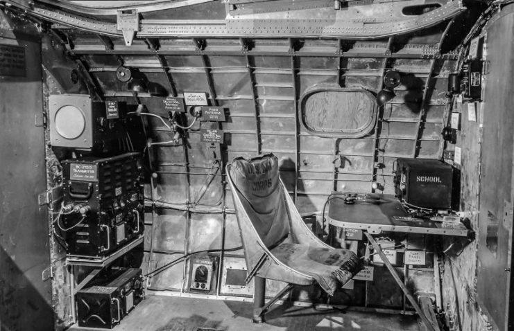 B-17G Radio Operator’s compartment 1944