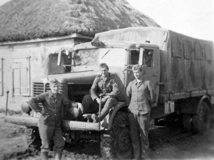 Bussing NAG 500 S wehrmacht near Smolensk Russia 1941