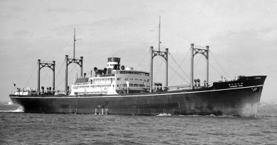 MV Canberra Maru was one of the targets of the British attacks during the Battle off Endau in January 1942. She was sunk by American aircraft near Guadalcanal, 14 December 1942.