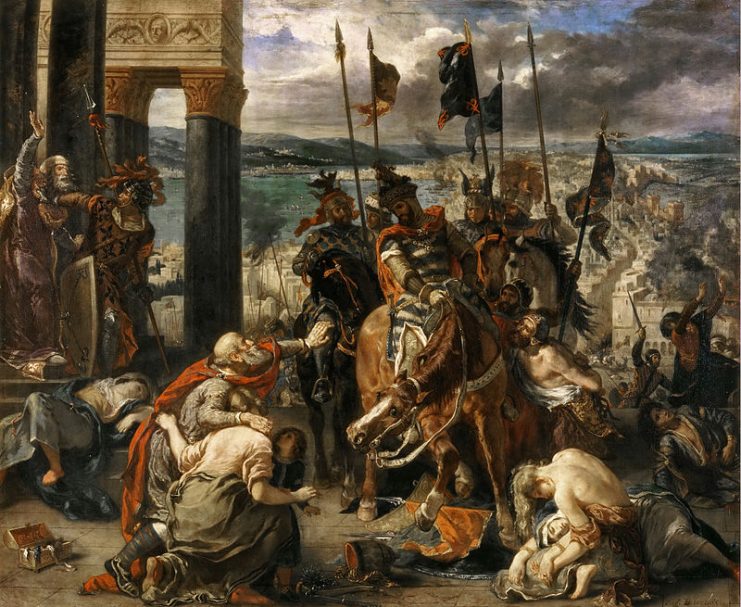 The Entry of the Crusaders into Constantinople. The most infamous action of the Fourth Crusade was the sack of the Orthodox Christian city of Constantinople.