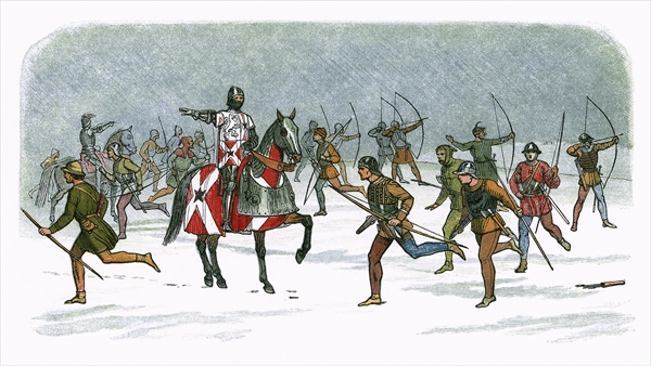 Yorkist leader William Neville and his archers took advantage of the wind to inflict early damage on the Lancastrian army