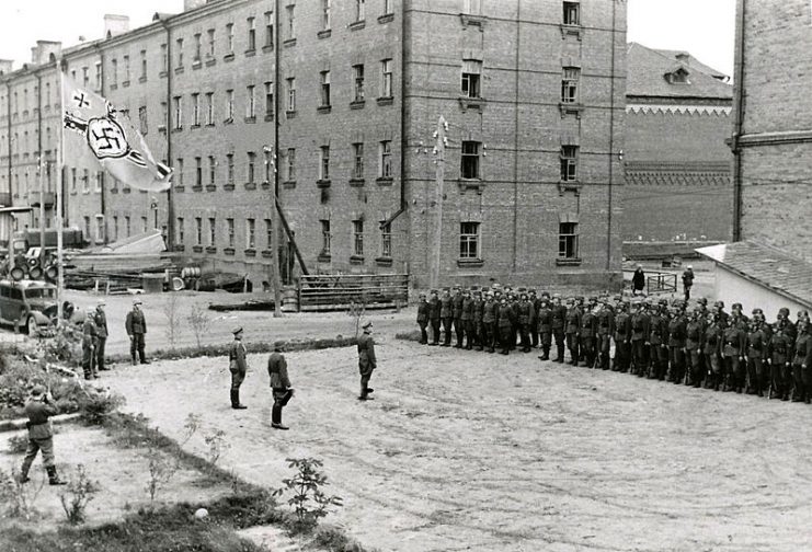German troops in Smolensk, 1941