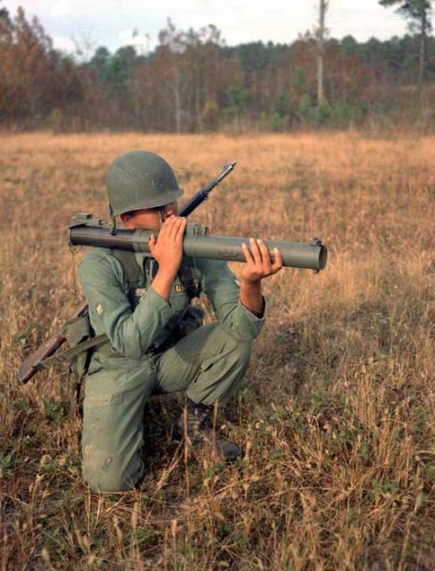 M72 demonstration at Fort Benning, Georgia in the 1960s